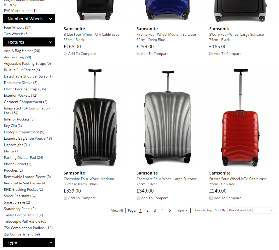 Magento - Charles Ford London - Global Luggage - Bogdan Ciocoiu